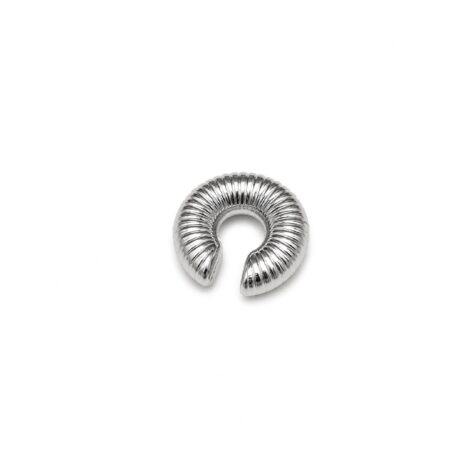 Maxi earcuff shell plateado